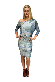 MIRANDA DRESS - STONE PATH