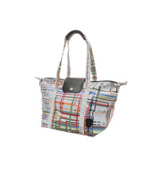 DESIGNER TOTE BAG WITH WIRE HARNESS PRINT BY LUNA ALKALI