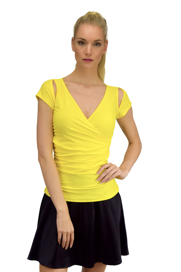 PORTIA TOP - YELLOW