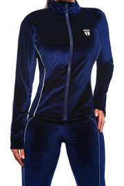 LUNA ALKALI - JETSETTER JACKET - VELOUR - INDIGO