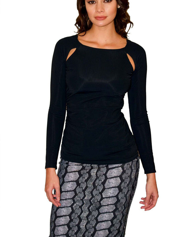 PSYCHE TOP - BLACK