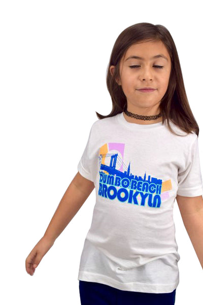 ROR - D.U.M.B.O. BROOKLYN BRIDGE - YOUTH T-SHIRT -WHITE